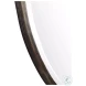 W-00453 Rich Dark Bronze With Golden Highlights Round Mirror