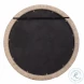 Ridgewell Matte White and Brown Mirror
