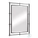 Ironworks Distressed Deep Ebony Mirror