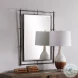 Ironworks Distressed Deep Ebony Mirror