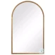 W-00487 Lightly Antiqued Gold Leaf Mirror