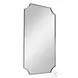 Hendrix Polished Nickel Mirror