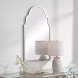 W00495 Silver Leaf Arch Mirror