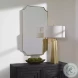 Hendrix Brushed Brass Mirror