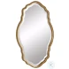 W-00525 Gold With Amber Glaze Mirror
