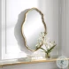 W-00525 Gold With Amber Glaze Mirror
