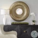 Bauble Brushed Antique Gold Mirror