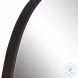 Sonella Satin Black Modern Mirror