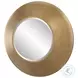 Siona Antique Gold Round Mirror