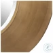Siona Antique Gold Round Mirror