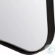 Oswald Satin Black Vanity Mirror