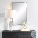 Oswald Satin Black Vanity Mirror