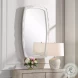 Linestia Matte White Mirror