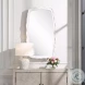 Linestia Matte White Mirror