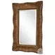 Ristano Heavily Antique Gold Leaf Scalloped Mirror