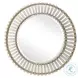 Rustom Brushed Gold Round Mirror