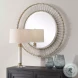 Rustom Brushed Gold Round Mirror