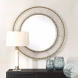 Rustom Brushed Gold Round Mirror