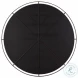 Grand Pendulum Black Round Mirror