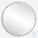 Grand Pendulum Black Round Mirror