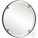 Radius Dark Bronze Round Mirror