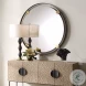 Radius Dark Bronze Round Mirror
