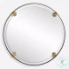 Radius Dark Bronze Round Mirror