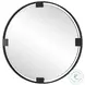Aurora Dark Bronze Round Mirror