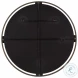 Aurora Dark Bronze Round Mirror