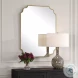 Lennyn Lightly Antique Gold Leaf Vanity Mirror