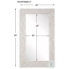 Greystone Rich Aged Ivory Rectangle Mirror