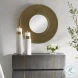 Nicole Antique Brass Mirror
