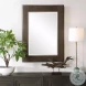 Catrona Brown Walnut Mirror