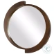 Revelle Brushed Bronze With Champagne Undertones Round Mirror