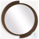 Revelle Brushed Bronze With Champagne Undertones Round Mirror