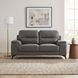 Mischa Dark Gray Loveseat