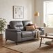 Mischa Dark Gray Loveseat