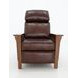 Mission Wenlock Fudge Leather Push Thru The Arms Recliner