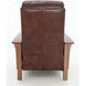 Mission Wenlock Fudge Leather Push Thru The Arms Recliner