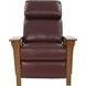 Mission Marisol Cabernet Leather Push Thru The Arms Recliner