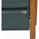 Mission Highland Emerald Leather Push Thru The Arms Recliner
