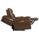 Jameson Hickory Zero Gravity Power Reclining Console Loveseat With Power Headrest