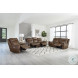 Jameson Hickory Zero Gravity Power Reclining Sofa With Power Headrest
