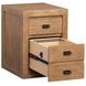 Plum Creek Sierra Brown 2 Drawer File Cabinet with Casters