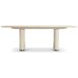 Brigitte Beige 110" Extendable Rectangular Dining Table