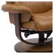 Knight Butterscotch Swivel Recliner with Ottoman