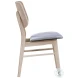 Oscar Gray Upholstered Dining Chair Set Of 2