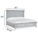 Harborwick Harbor Gray California King Storage Panel Bed