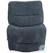 Lioren Midnight Blue Armless Swivel Glider Recliner