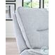 Lioren Silver Fox Armless Swivel Glider Recliner